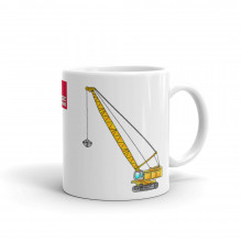 Crane Mug Construction Mug Yellow Job Crane Mug Builders
