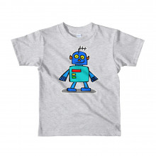 Kids Robot Short Sleeve Kids The Magic Crayons Official T-Shirt 