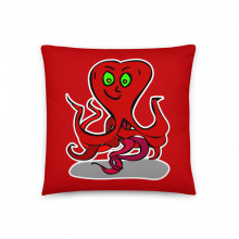 Octoplasmo Alien Monster Robot Sci-Fi Japanese Fun Cartoon 8-Legged Pillow Cushion