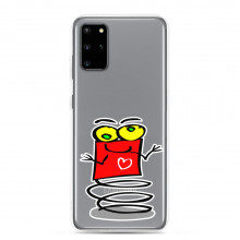 Boingy the Red Bouncing Valentines Day Love Heart Alien Robot Spring Cute Samsung Case